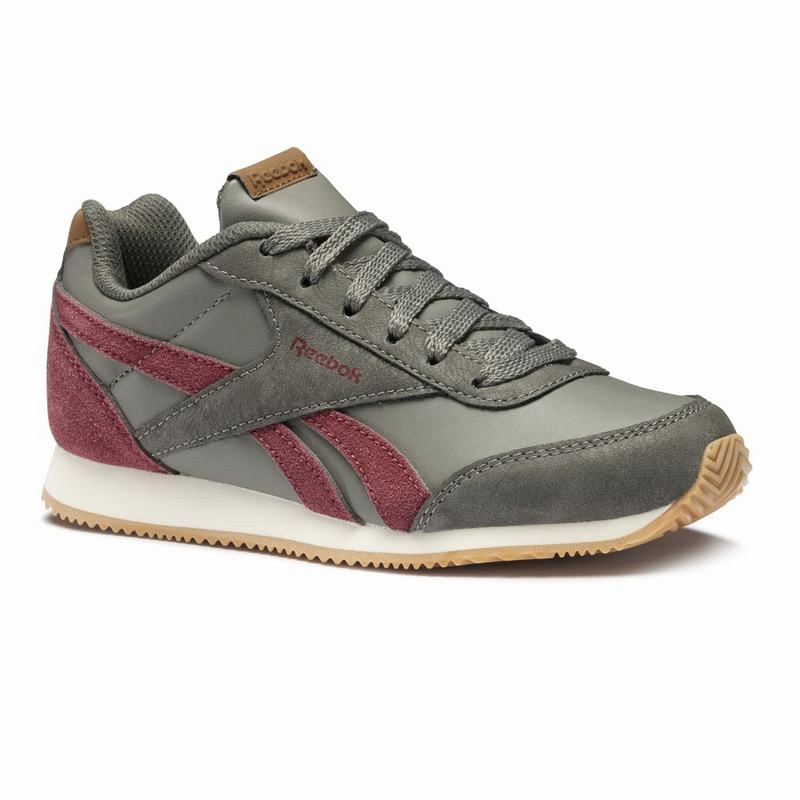 Reebok Royal Classic Jogger 2.0 Tenisky Chlapcenske - Tmavo Siva/Červené/Krém EQ2407UY